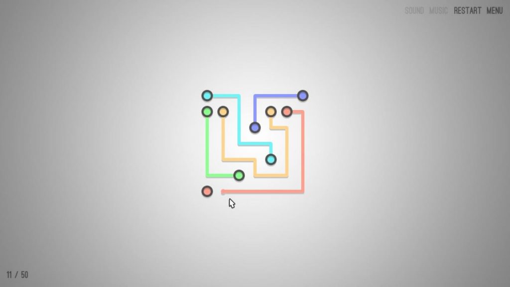 Lines X Free All 50 Levels' Solutions (2019) SteamAH