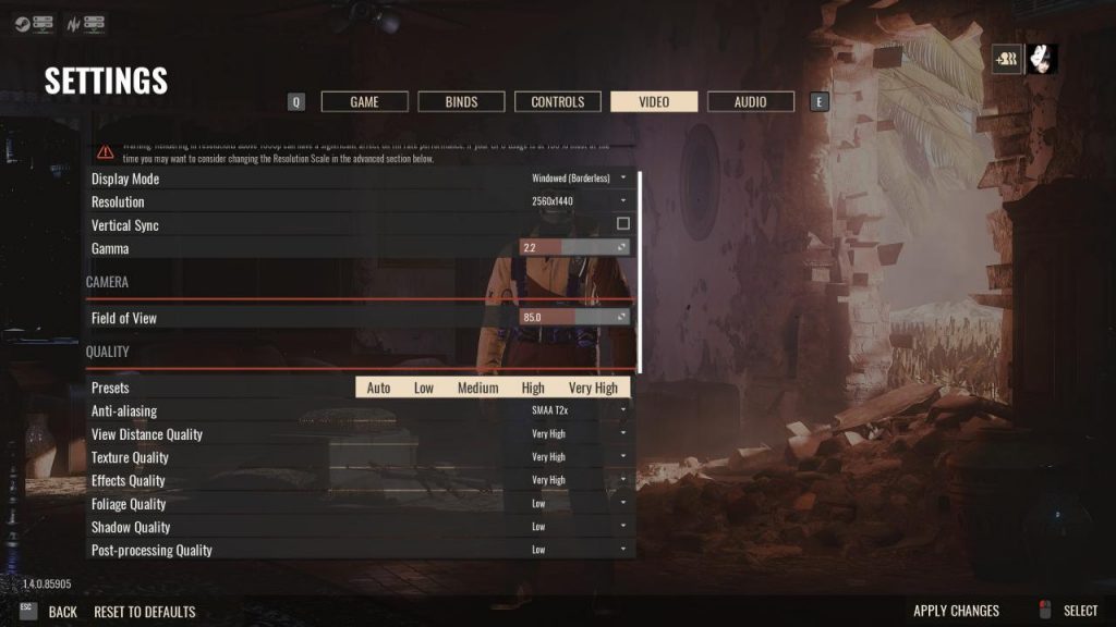 insurgency launch options