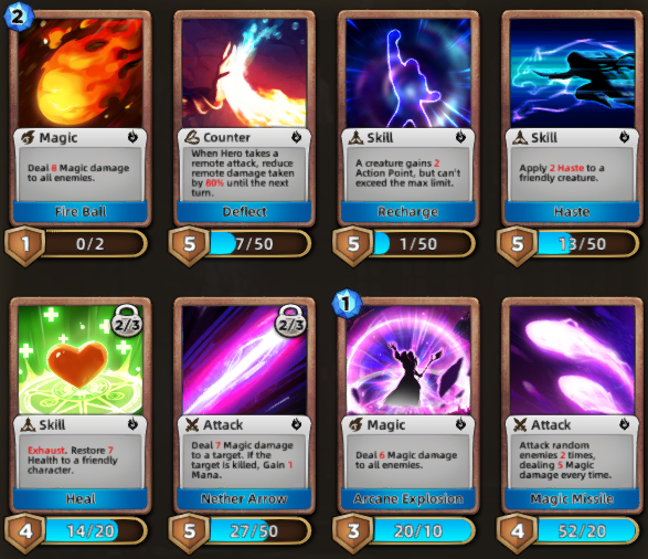 Born of Fire: All Card Lists