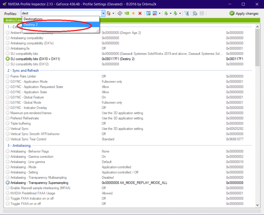 destiny 2 fps config