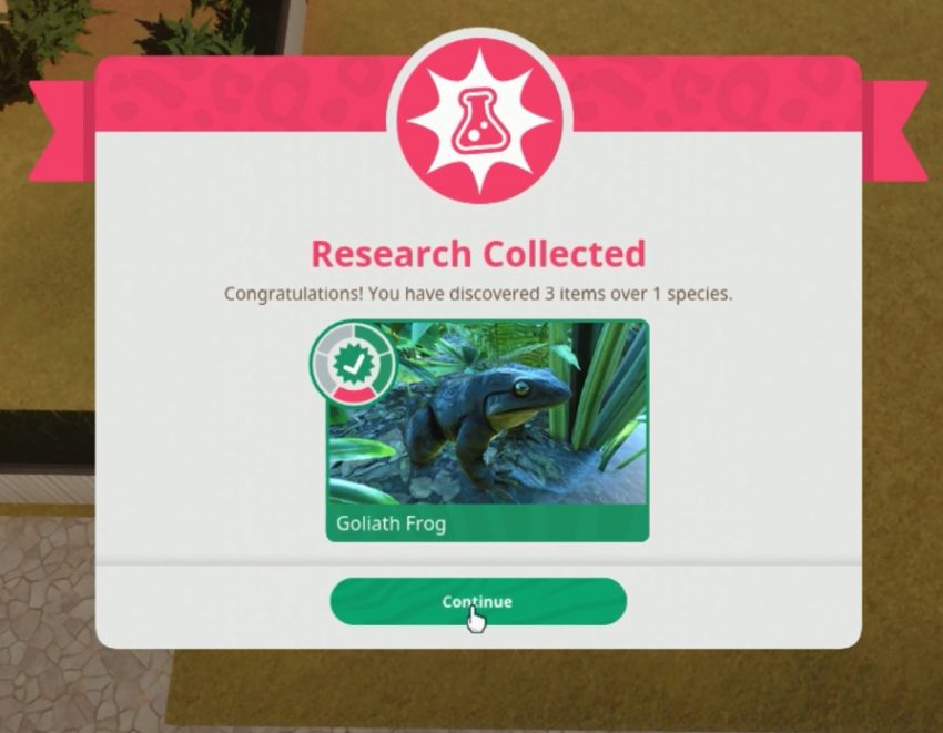 how to do research planet zoo