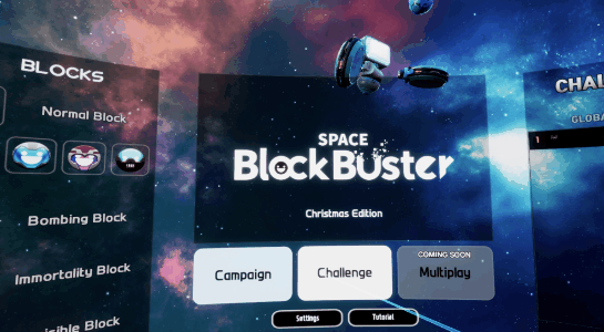 Space Block Buster: UI, Control, Mode Guide