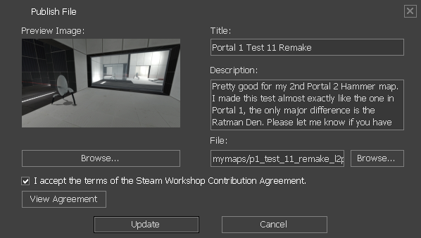Portal 2: How to Upload a Hammer Map to the Workshop