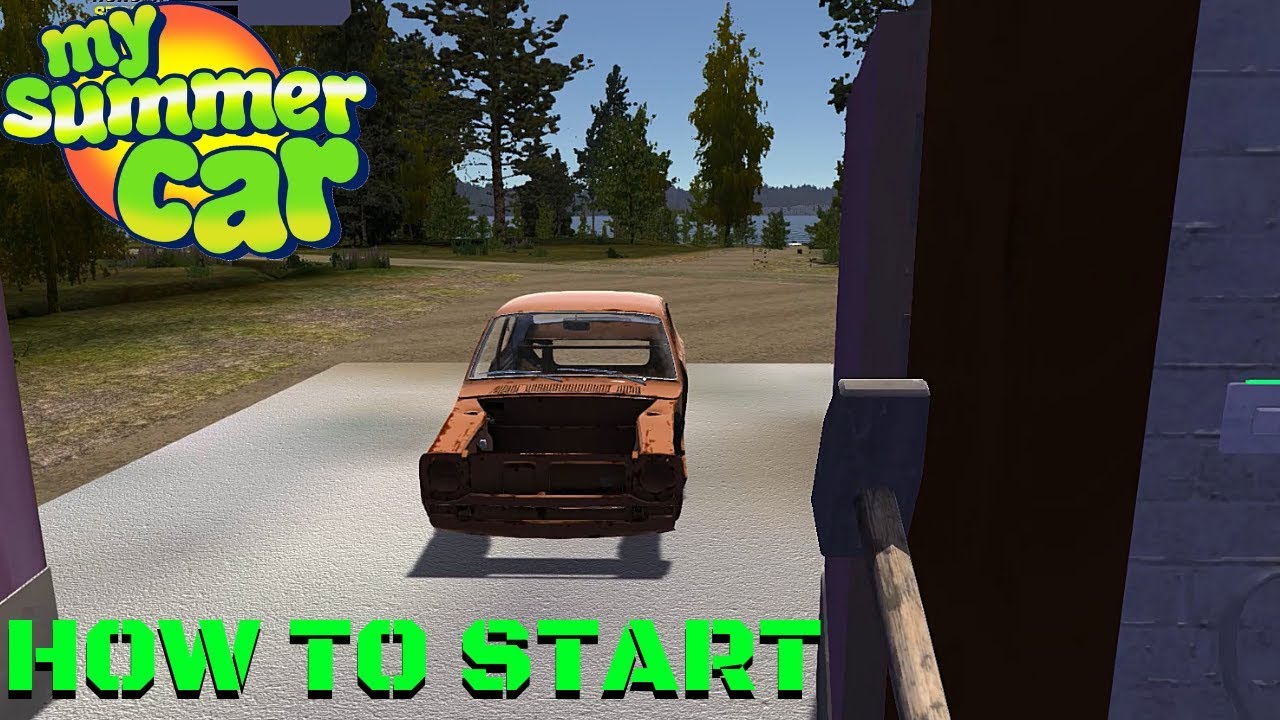 my summer car open hood