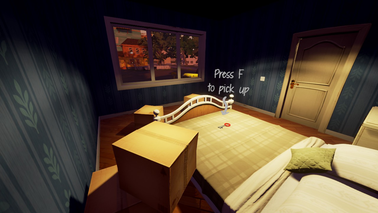 hello neighbor alpha 4 train room