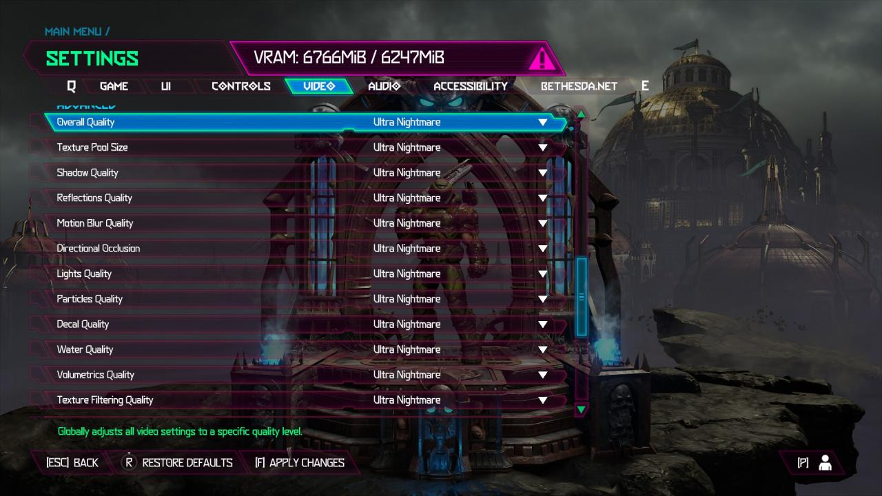 DOOM Eternal: How To Bypass The VRAM Limitation