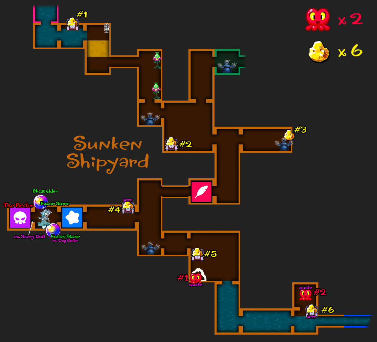 Shantae And The Seven Sirens All Maps Guide (High Resolution)