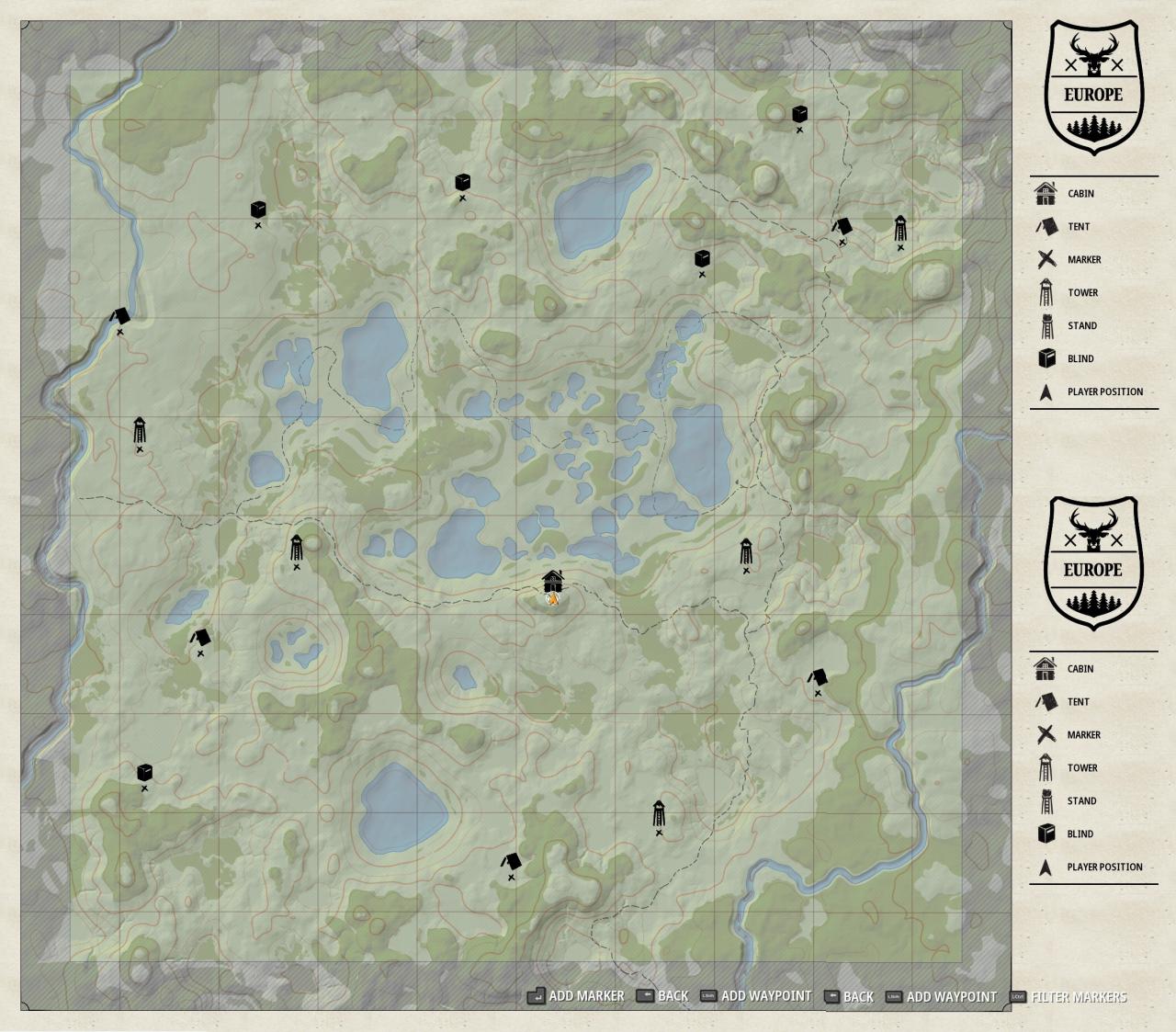 Hunting Simulator 2 Points of Interest Guide (Colorado, Texas, Europe)