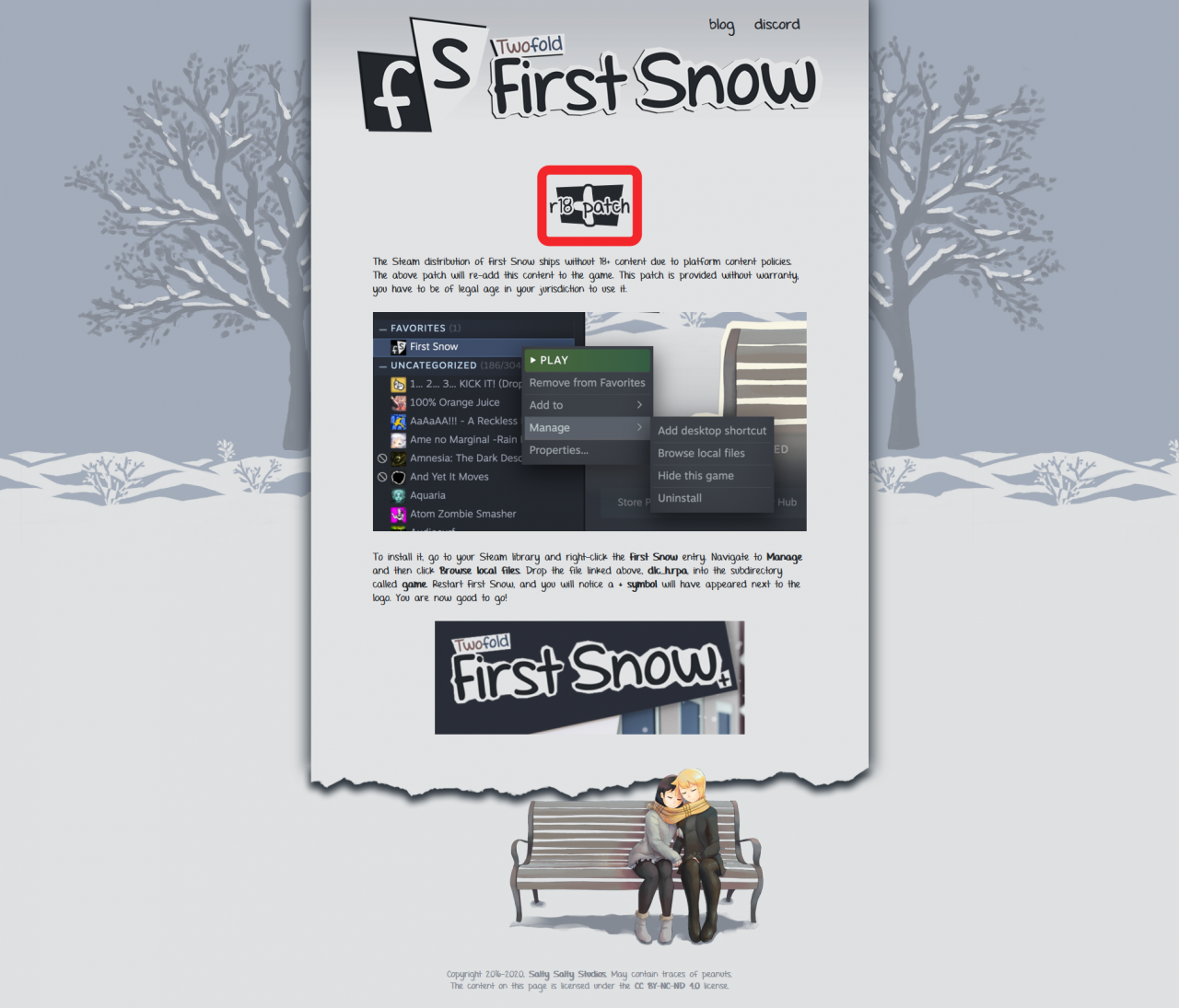 First Snow Achievements and 18+ Patch Guide