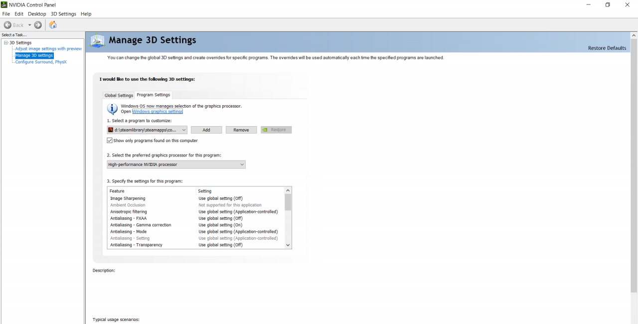 Kingdoms of Amalur: Re-Reckoning How to Fix FPS & Stutters(Nvidia Control Panel Settings)