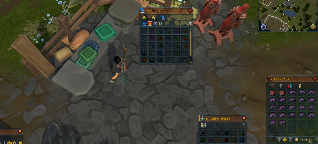 RuneScape How to Turn in Place