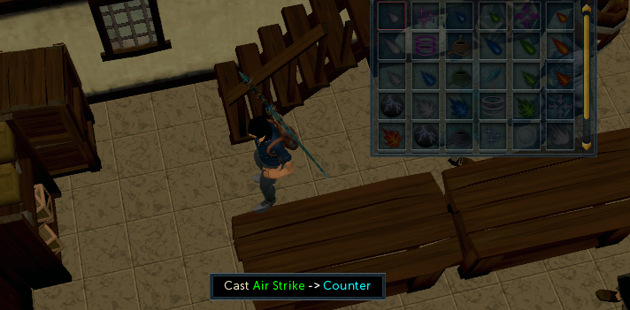 RuneScape How to Turn in Place