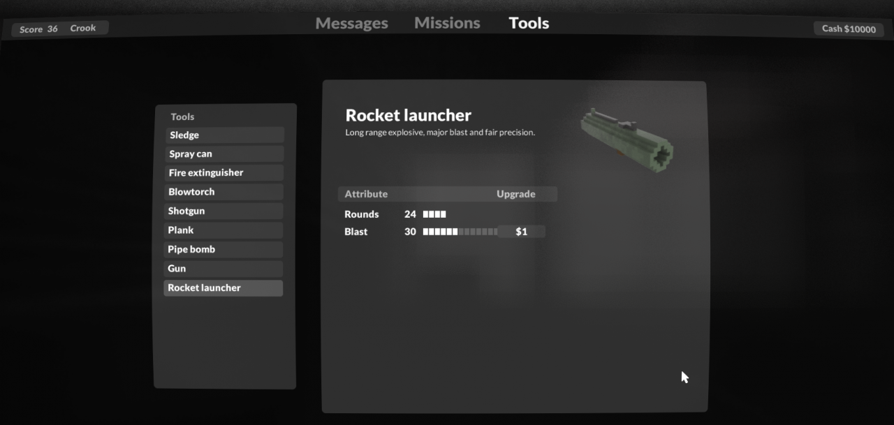 Teardown Mini Nuke Launcher Mod