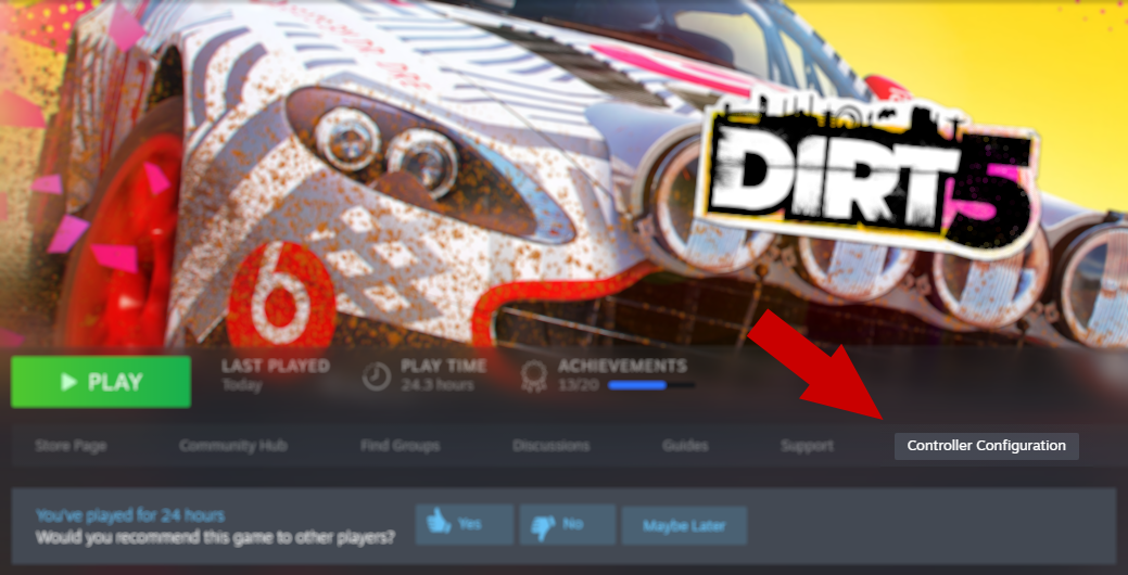 DIRT 5 How to Fix Deadzones with Steam Controller Support