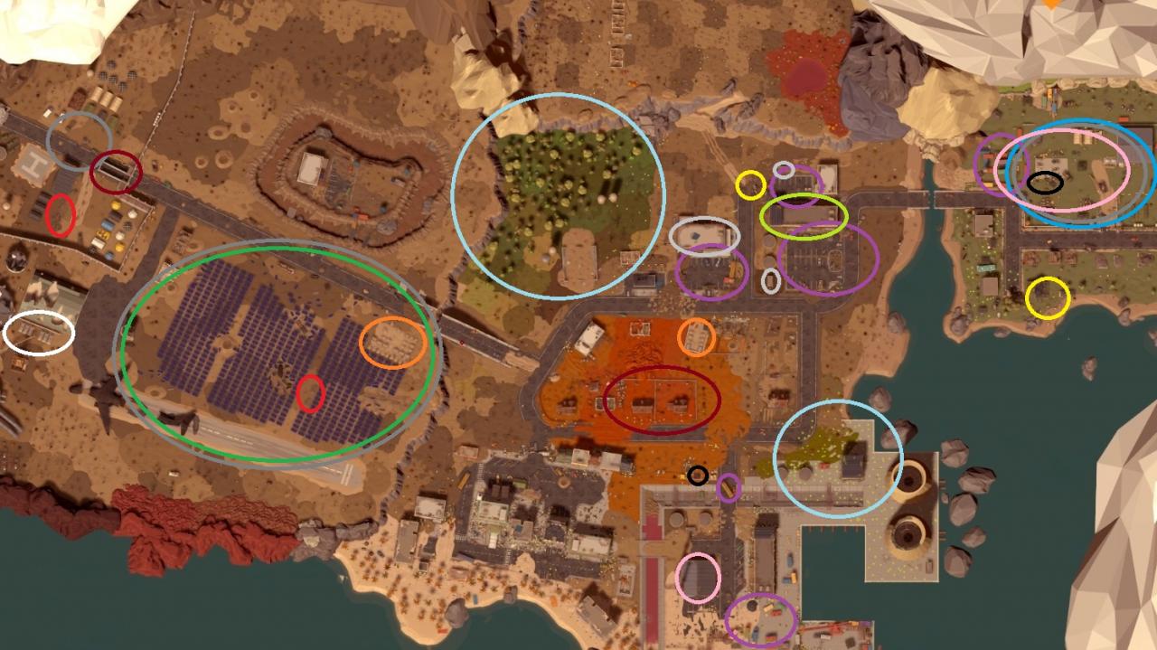 Wasted World Resource Guide With Map