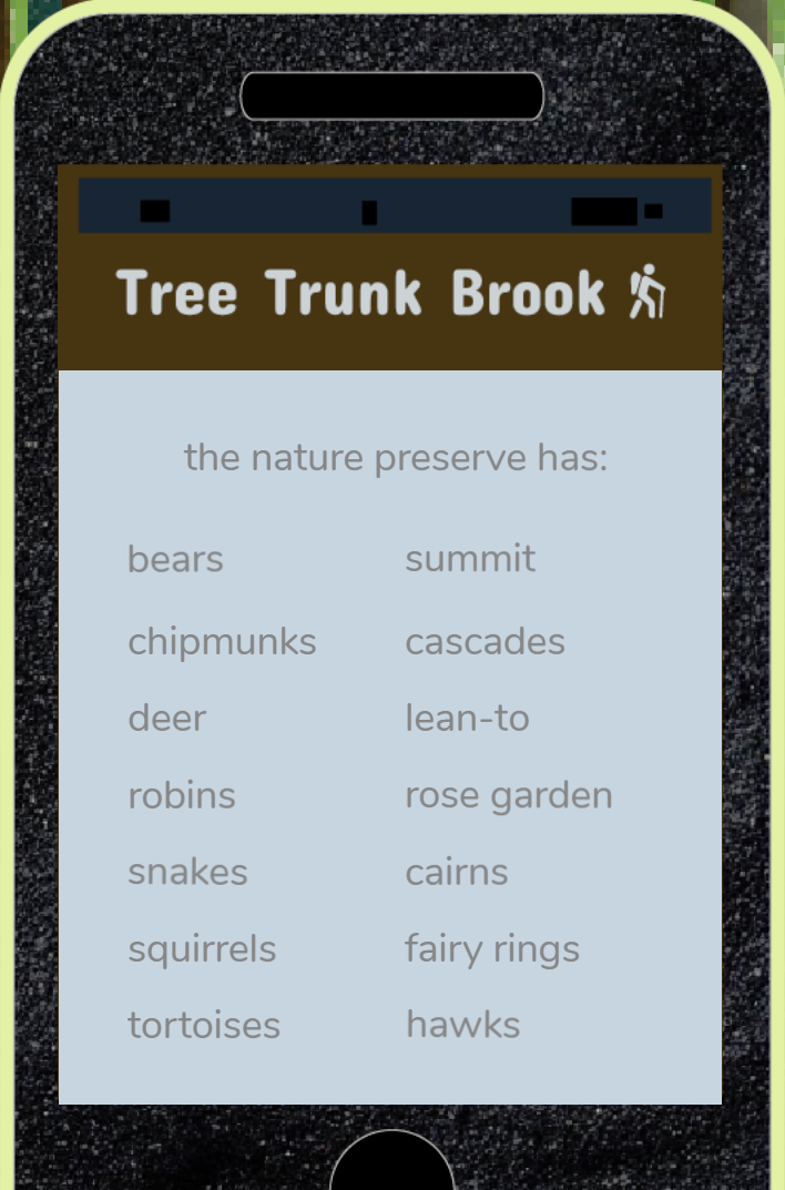 Tree Trunk Brook All Item & Sight Locations