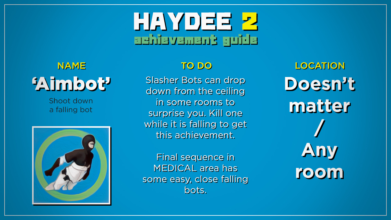 Haydee 2 100% Achievement Guide