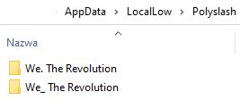 We. The Revolution How to Fix Lost Save Files