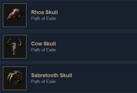 Path of Exile: All Steam Items