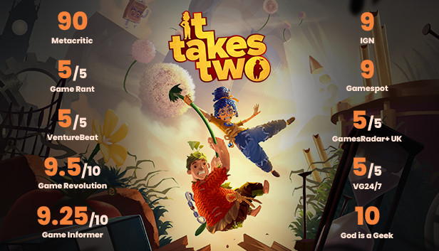 It Takes Two Salve um jogo diferente sessions ao mesmo tempo