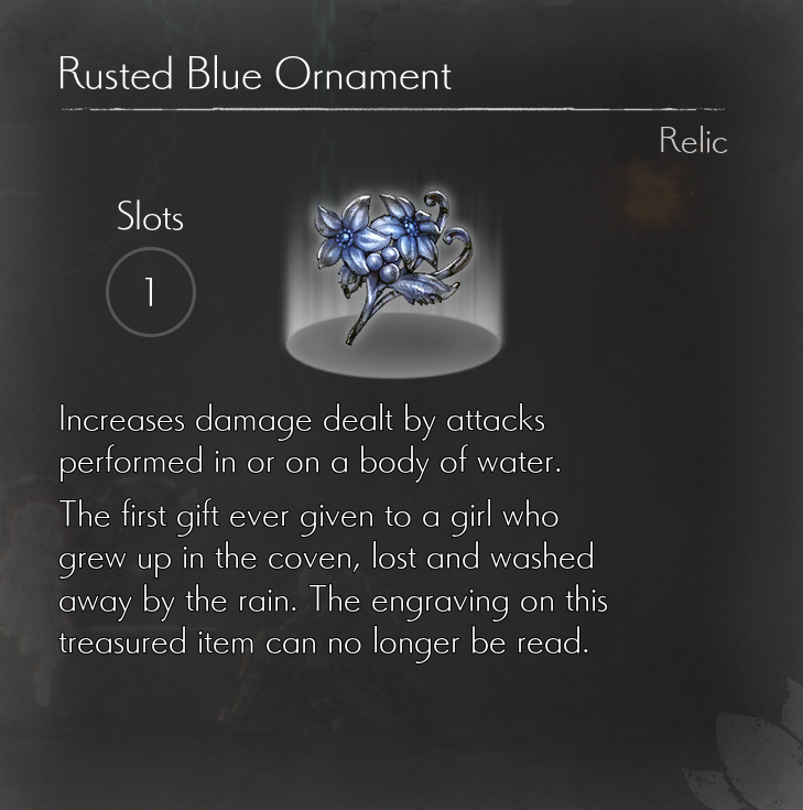 ENDER LILIES Complete Relics List (All 33 Relics)