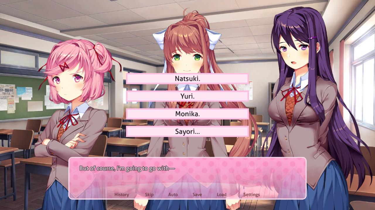 doki doki literature club paths