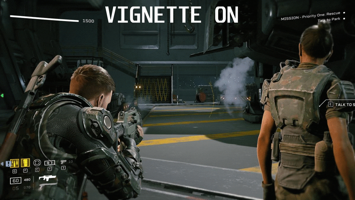 Aliens: Fireteam Elite Disable Vignette Effect