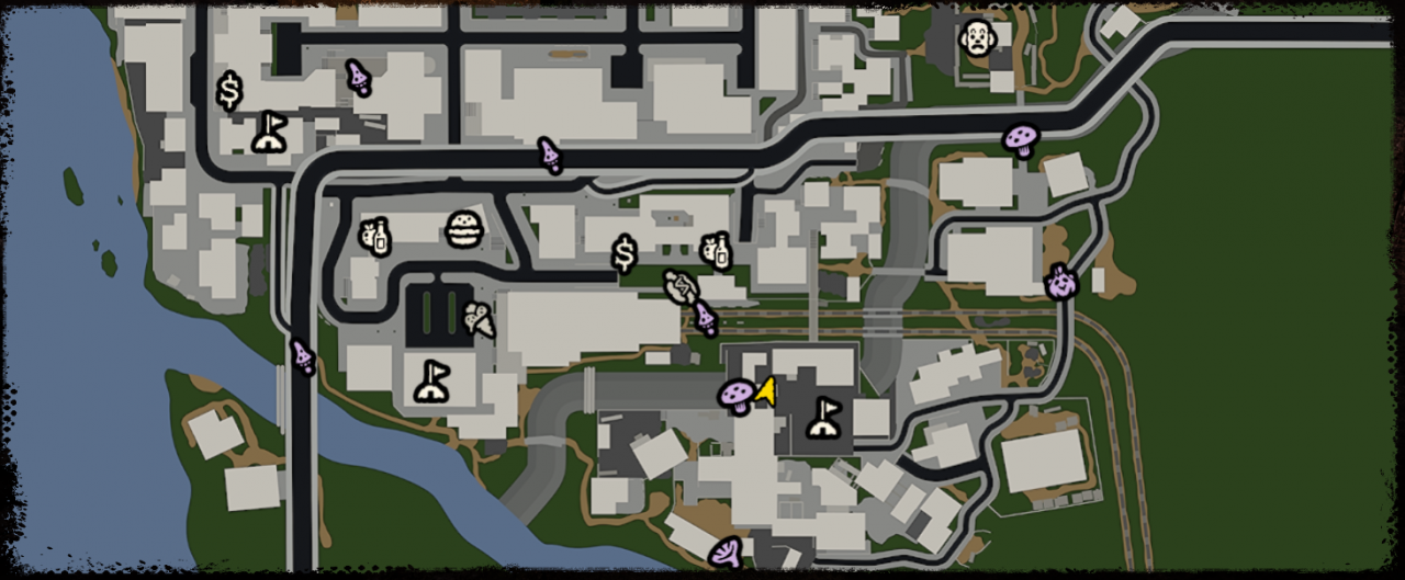 Bum Simulator Complete Base Locations Map