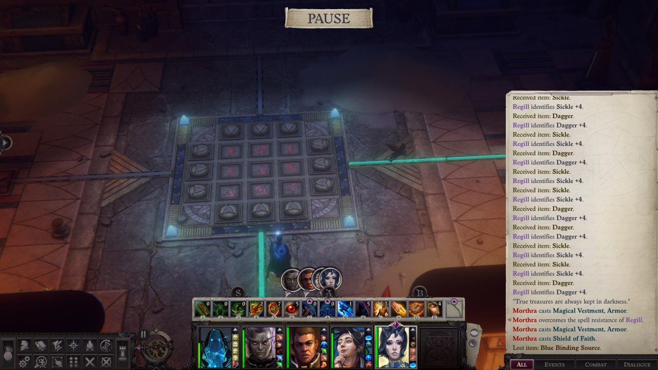 Pathfinder: Wrath of the Righteous Enigma Puzzle Solution