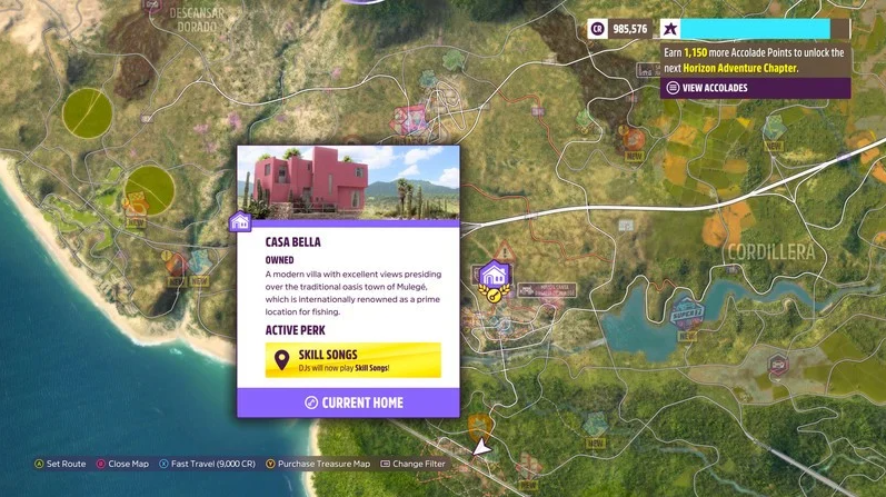 Forza Horizon 5 All Player Houses Locations Guide