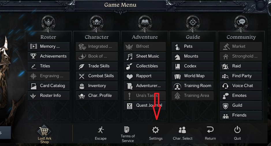 Lost Ark How to Increase AFK Timer