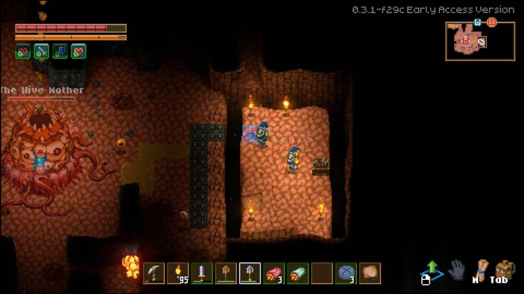 Core Keeper Easy 2 Person Hive Mother Guide SteamAH