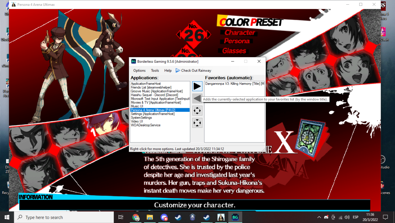 Persona 4 Arena Ultimax How to Fix the Resolution Issue