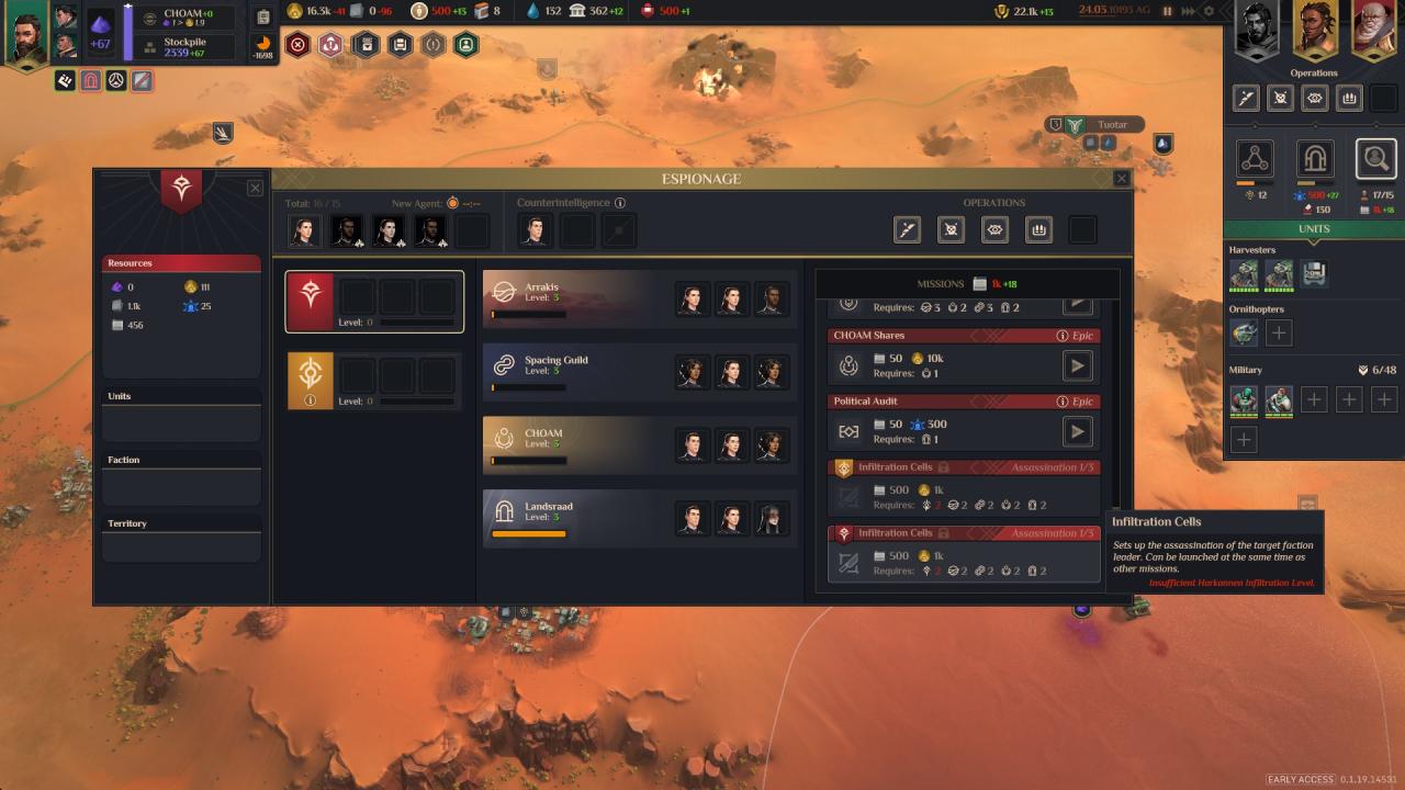 Dune: Spice Wars Victory Conditions and Faction Choices for Each Type