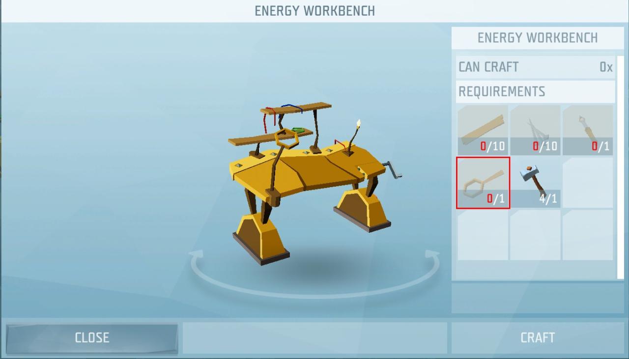 Ylands How to Make Energy Workbench without Anemone Goo