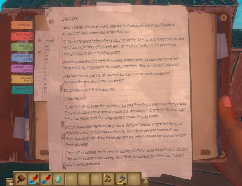 Raft Old Journal Pages Archive - SteamAH