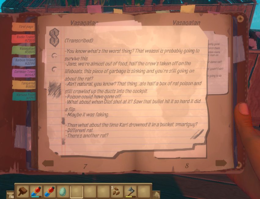 Raft Old Journal Pages Archive - SteamAH