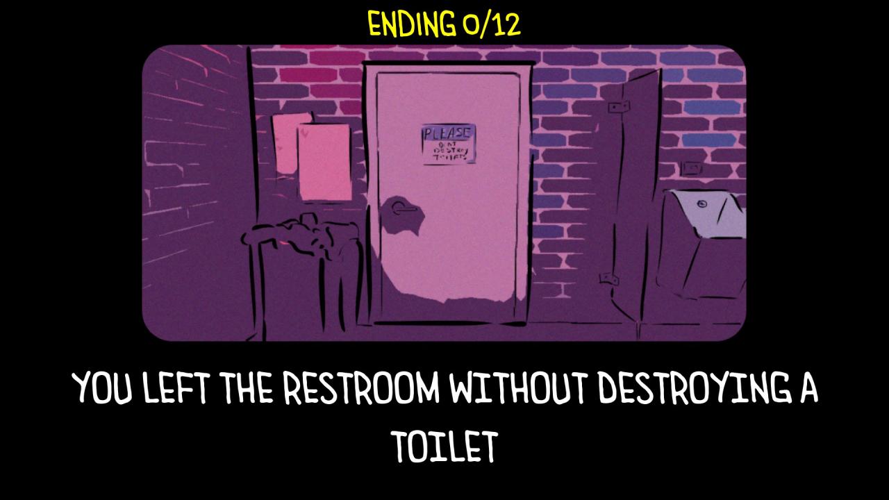 Toilet Chronicles All Endings Guide with Screenshots