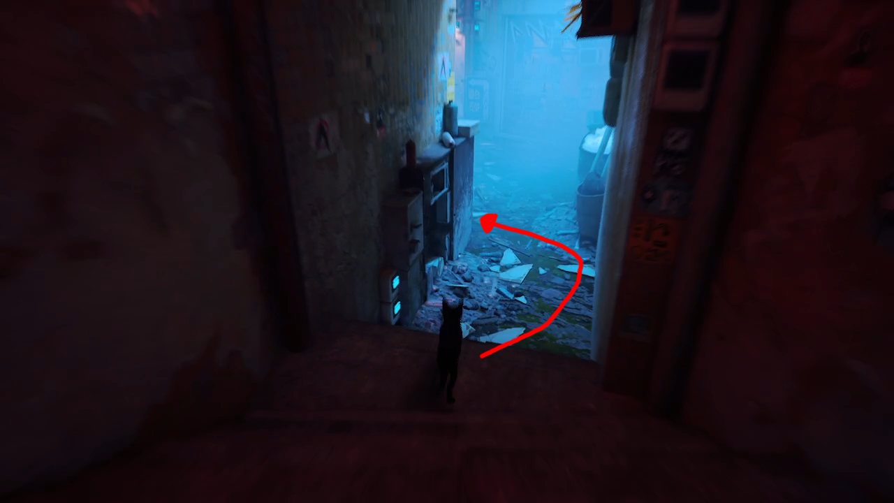 Stray Can't Cat-ch Me Path to Avoid Damage