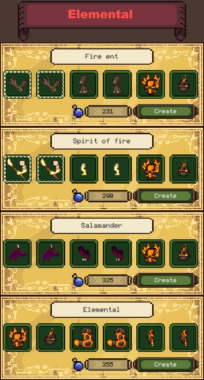 Necrosmith All Recipes and Map (Update 1.1)