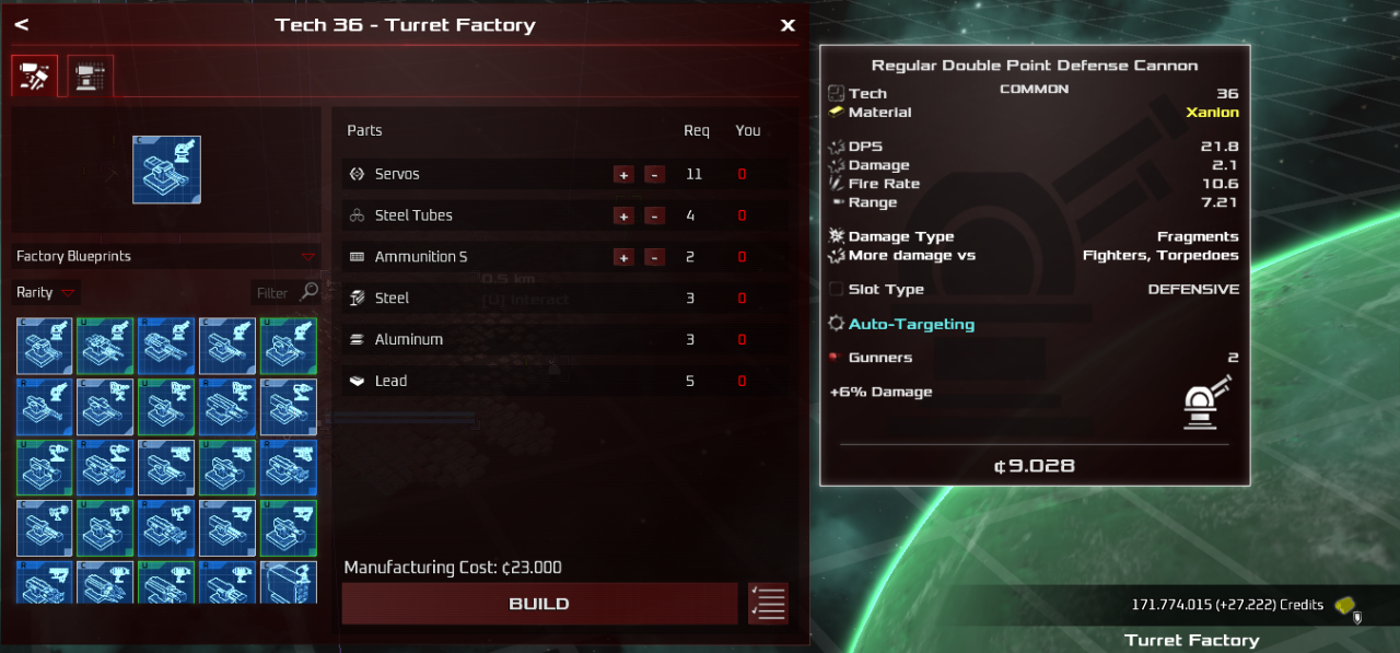 Avorion Turret Crafting Guide