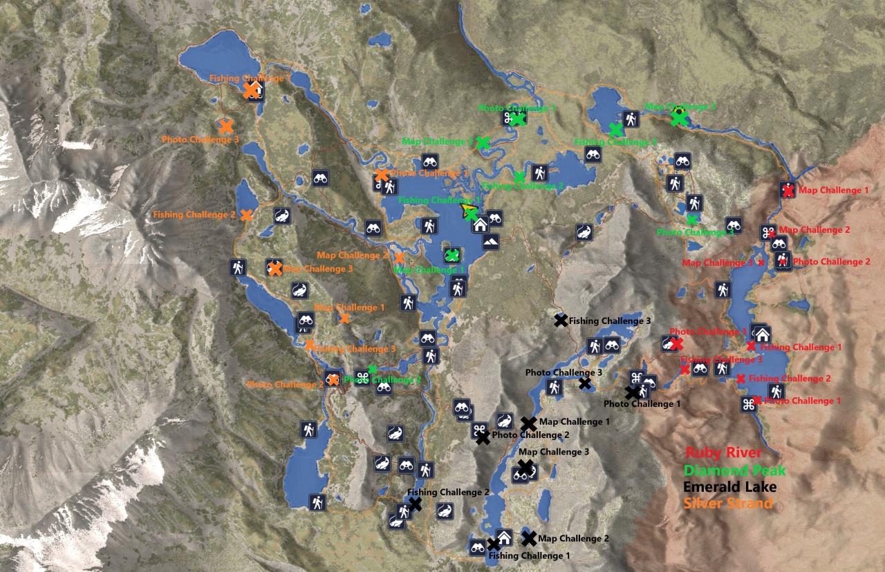 Call of the Wild: The Angler Mission Overview Map