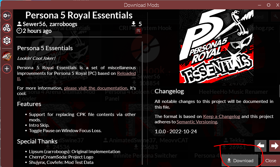 Persona 5 Royal Beginner's Guide to Modding