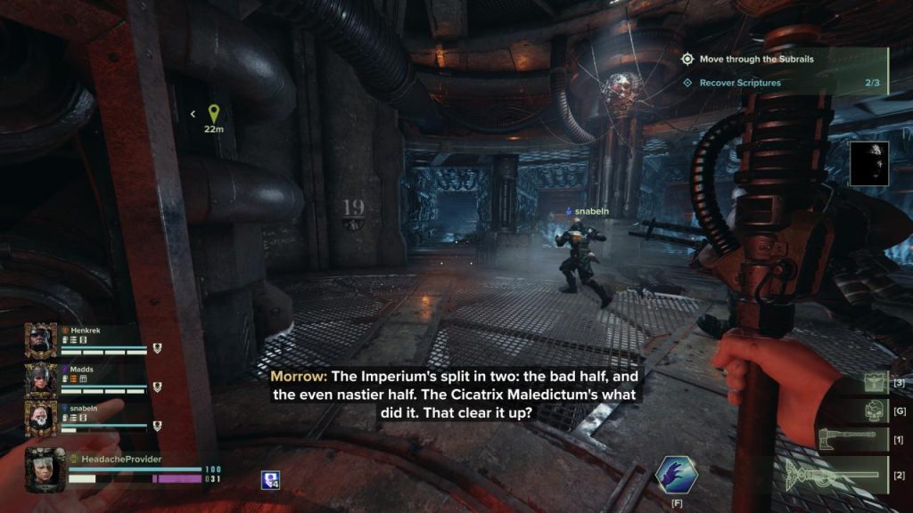 Warhammer Scripture Warhammer 40,000: Darktide Chasm Logistratum Scripture Locations - SteamAH