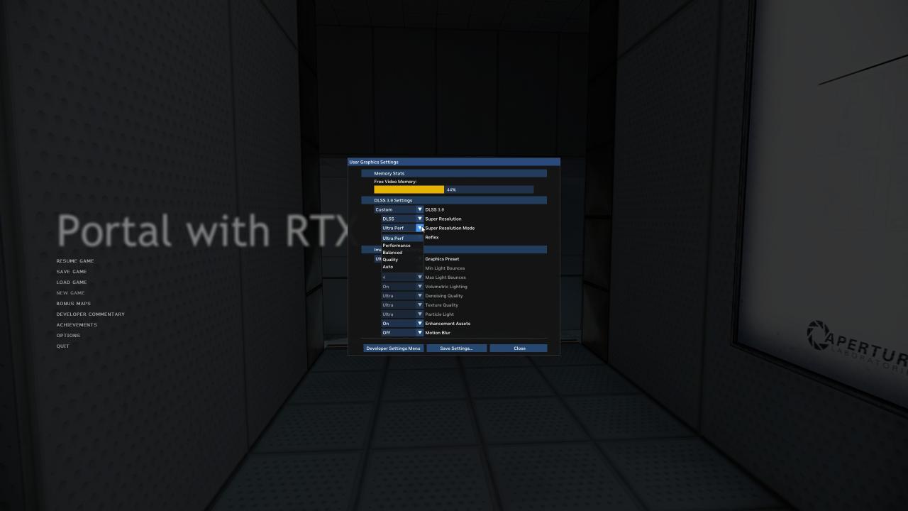 Portal with RTX How to Increase FPS