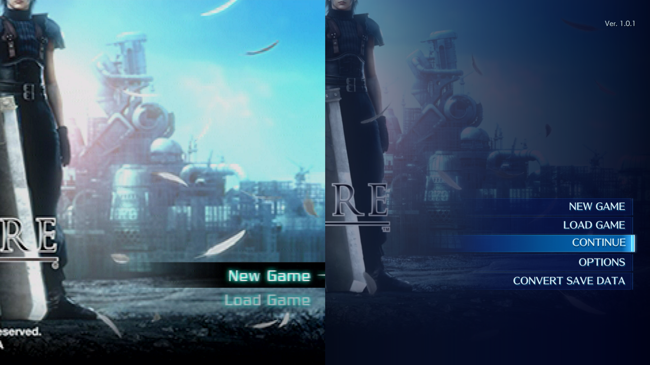 CRISIS CORE –FINAL FANTASY VII– Reunion All Changes to the PSP Version