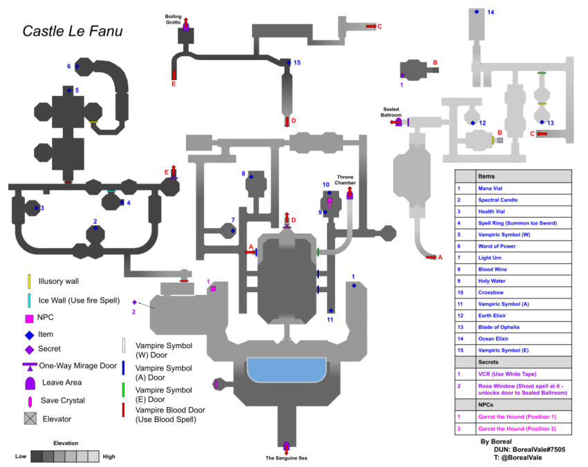 Lunacid Items & Secrets Maps Guide - SteamAH