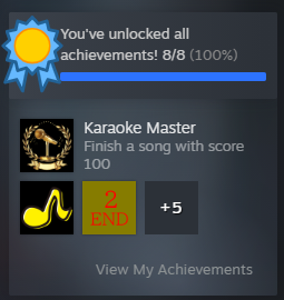 The Karaoke 100% Achievement & Endings Guide