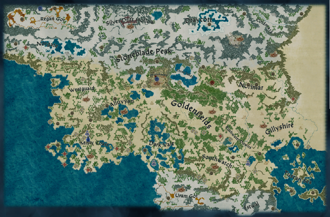 SpellForce: Conquest of Eo Worldmap Fiara Guide