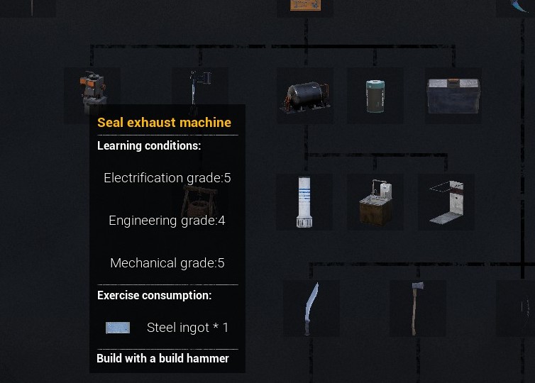 No One Survived Technology Tree and Crafting Guide